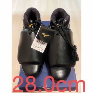 ミズノ(MIZUNO)の【28.0cm】ミズノプロ アンパイアシューズ(球審用) 11GU160100(シューズ)