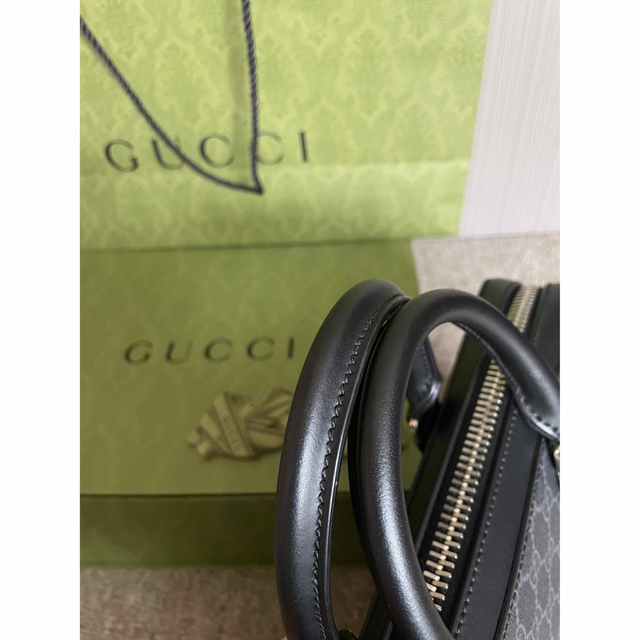 Gucci(グッチ)の【お値下げしました】GUCCI GGスプリーム キャンバス ブリーフケース メンズのバッグ(ビジネスバッグ)の商品写真