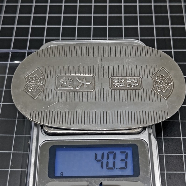徳力】純銀大判40g 小判 シルバー99.99