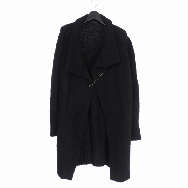 ANN DEMEULEMEESTER ヘアピン付ウールニットカーディガン 40 ANN DEMEULEMEESTER ヘアピン付ウールニットカーディガン 40