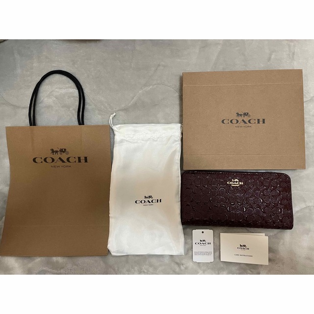 COACH(コーチ)の新品 COACH F54805 長財布 シグネチャー レディースのファッション小物(財布)の商品写真