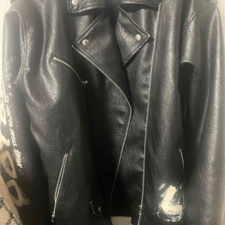 Darich - ダーリッチ ペイントボアレザーライダースの通販 by リン's