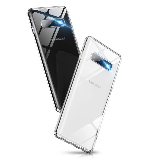 Galaxy S10 ケース クリア Aunote スマホケース 背面ガラス T