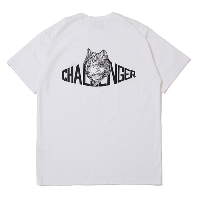 CHALLENGER WOLF LOGO TEE 長瀬Tシャツ/カットソー(半袖/袖なし)