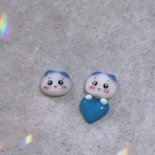 ちいかわ　ハチワレ　ネイルパーツ　パーツ　3dパーツ　シール(デコパーツ)