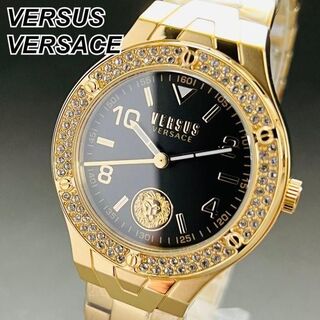 ヴェルサーチ(VERSACE)の【新品】ヴェルサス/ヴェルサーチ 腕時計 ゴールド レディース 高級ブランド(腕時計)