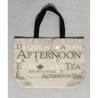 アフタヌーンティー(AfternoonTea)の新品・未使用 アフタヌーンティー【ロゴ トートバッグ ファスナー付】ベージュ(トートバッグ)