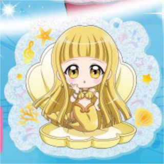 バンダイ(BANDAI)のマーメイドメロディーぴちぴちピッチ　きらりんアクリルストラップ　ガチャ(キャラクターグッズ)