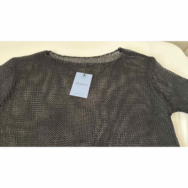 DEUXIEME CLASSE(ドゥーズィエムクラス)のok.soon  linen mesh knit レディースのトップス(ニット/セーター)の商品写真