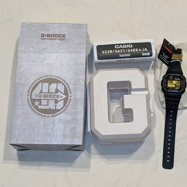 G-SHOCK - プライスタグ付き DW-5040PG-1JR G-SHOCK 40周年限定モデル