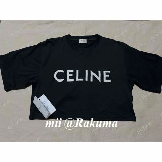 セリーヌ(celine)のCELINE セリーヌ クロップドTシャツ ブラック(Tシャツ(半袖/袖なし))