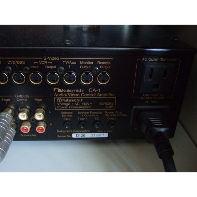 名機 希少 Nakamichi CA-1 AVプリアンプ 日本製 ナカミチ 高級 名機 希少 Nakamichi CA-1 AVプリアンプ 日本製 ナカミチ 高級