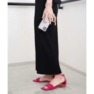 アパルトモンドゥーズィエムクラス(L'Appartement DEUXIEME CLASSE)のブレンタBRENTA FLAT SANDAL 38 ピンク新品未使用(サンダル)