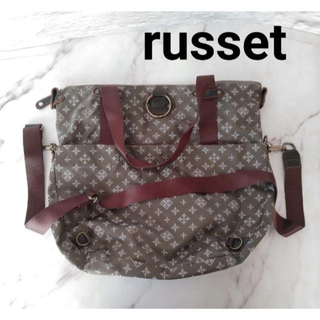 Russet(ラシット)の【russet ラシット 】ショルダーバッグ リュック 斜め掛け ３way レディースのバッグ(ショルダーバッグ)の商品写真