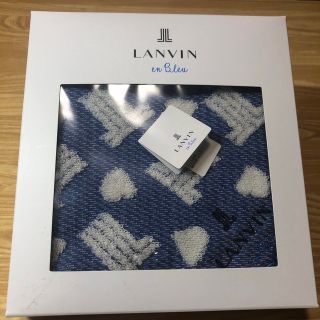 ランバンオンブルー(LANVIN en Bleu)の未使用　LANVIN タオルハンカチ(ハンカチ)