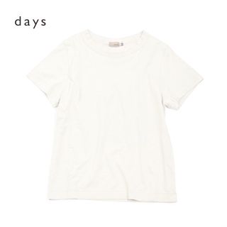 ナカガワマサシチショウテン(中川政七商店)の新品 days✨d.comfort リネンコットン 天竺 Tシャツ 半袖 オフ白(Tシャツ(半袖/袖なし))