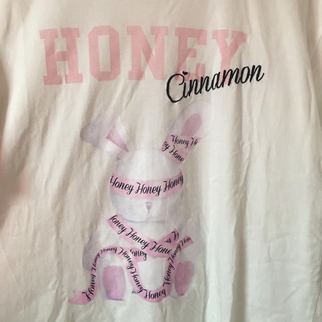 Honey Cinnamon(ハニーシナモン)のHoney Cinnamon Tシャツワンピ レディースのトップス(Tシャツ(半袖/袖なし))の商品写真