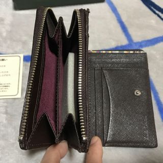 Paul Smith ジップストローグレイン 2つ折り財布