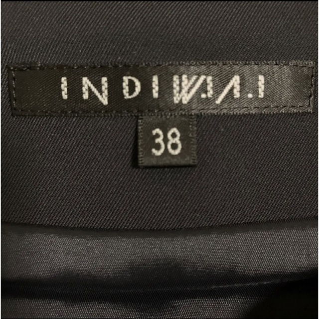 【美品】INDIVI VAI インディヴァイ　膝丈スカート　オフィス　フォーマル レディースのスカート(ひざ丈スカート)の商品写真
