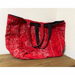 大容量のトートバッグ 45R デニム バンダナ柄 インディゴ | www.unimac.az