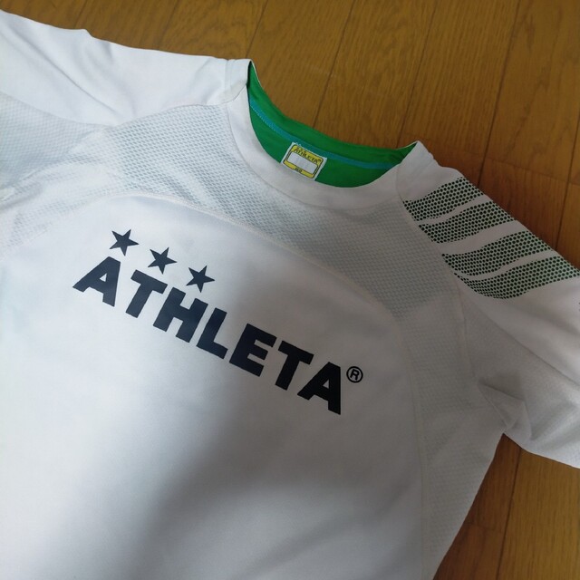 ATHLETA(アスレタ)の程度良好 ATHLETA プラティクス 上下セットアップ ゲームウェア スポーツ/アウトドアのサッカー/フットサル(ウェア)の商品写真