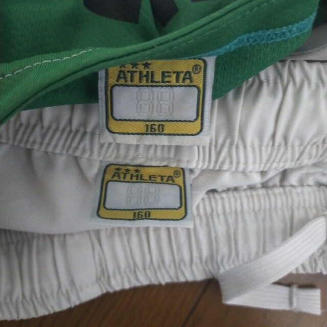 ATHLETA(アスレタ)の程度良好 ATHLETA プラティクス 上下セットアップ ゲームウェア スポーツ/アウトドアのサッカー/フットサル(ウェア)の商品写真