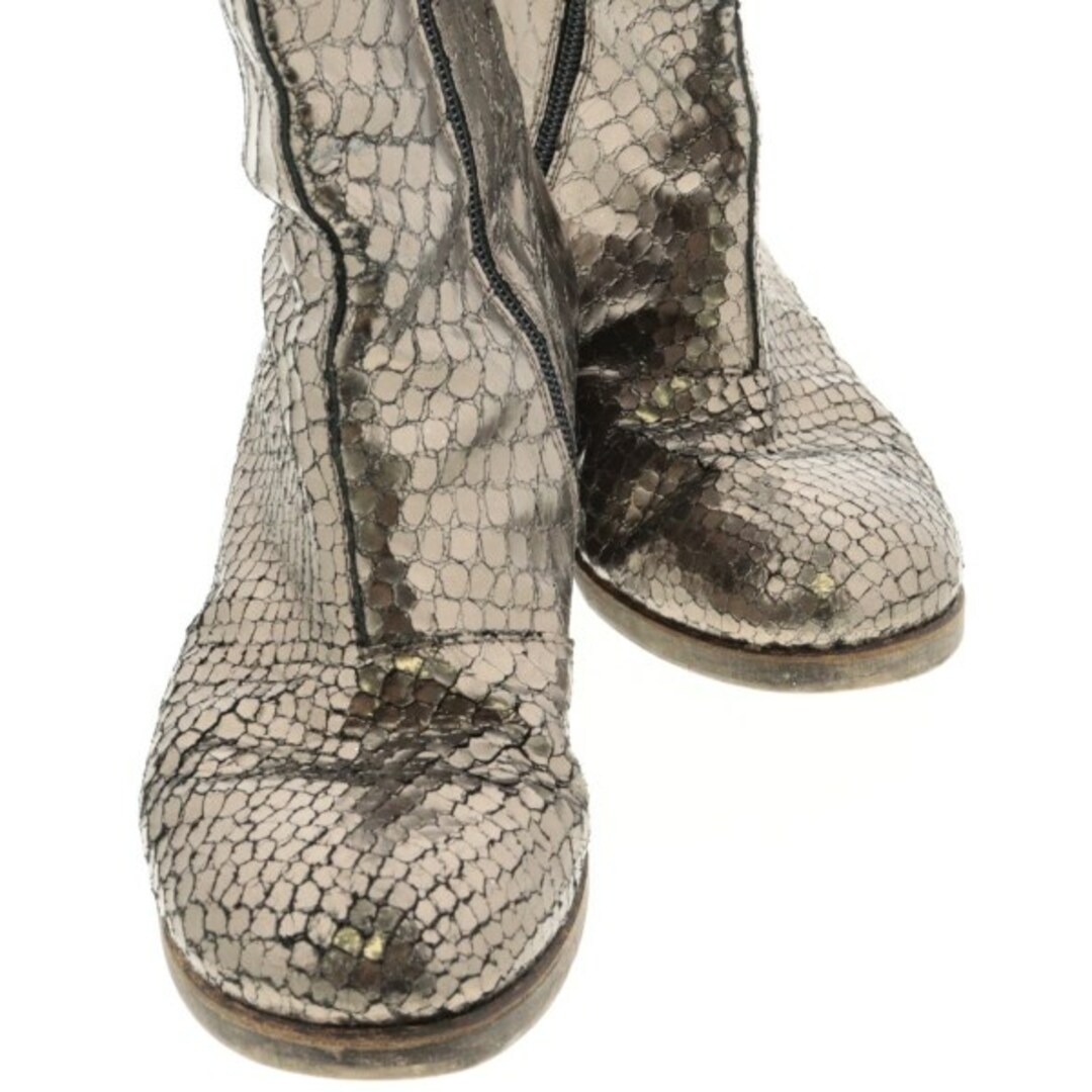 MM6 - MM6 エムエムシックス ブーツ 35 1/2(22cm位) シルバー系 【古着