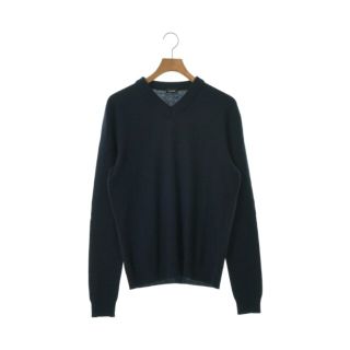 ジルサンダー(Jil Sander)のJIL SANDER ジルサンダー ニット・セーター 48(L位) 紺 【古着】【中古】(ニット/セーター)