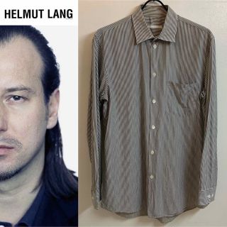 ヘルムートラング(HELMUT LANG)のHELMUT LANG VINTAGE 本人期 ITALY製 ストライプシャツ(シャツ)