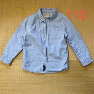 ザラキッズ(ZARA KIDS)のZARA 水色シャツ　110(ブラウス)