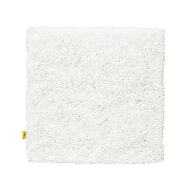 オカOKA 乾度良好 Dナチュレ バスマット 約70×70cm ホワイト お風日用品/生活雑貨/旅行