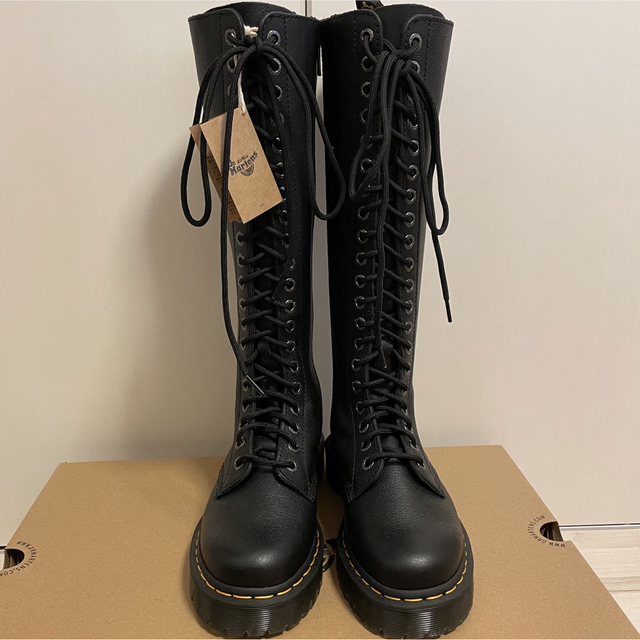 【新品】Dr.Martens 1B60BEX UK6 黒 厚底 20ホール