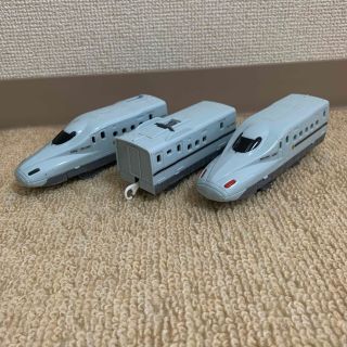 タカラトミー(Takara Tomy)のプラレール S-04 ライト付 N700系 みずほ・さくら(電車のおもちゃ/車)