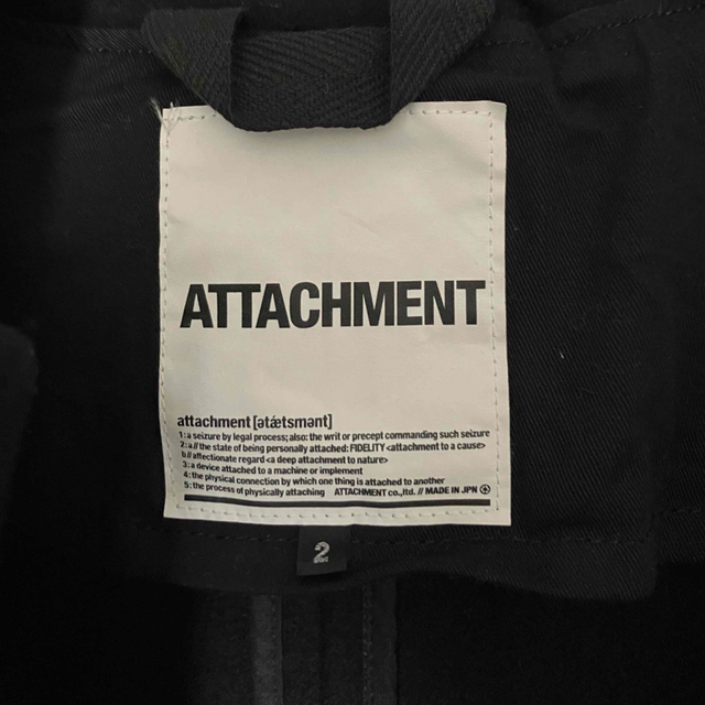 ATTACHIMENT(アタッチメント)のアタッチメント ATTACHMENT ヘビーメルトンショートダッフルコート 2 メンズのジャケット/アウター(ダッフルコート)の商品写真