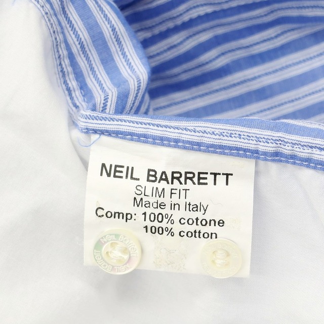 【美品】Neil Barrett ニールバレット ストライプ シャツブルゾン