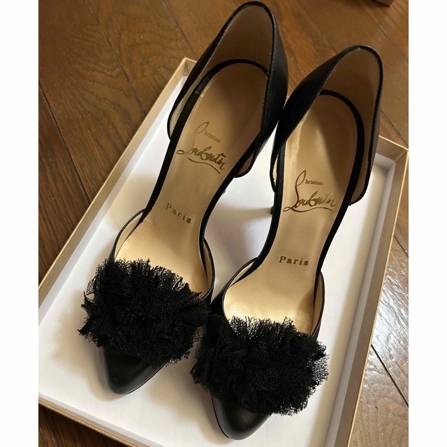 Christian Louboutin ルブタン パンプス リボン 最安値 13230円引き