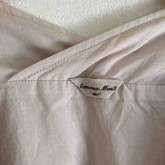 SM2(サマンサモスモス)のSM2  ブラウス　　綿麻　ボレロ レディースのトップス(シャツ/ブラウス(長袖/七分))の商品写真
