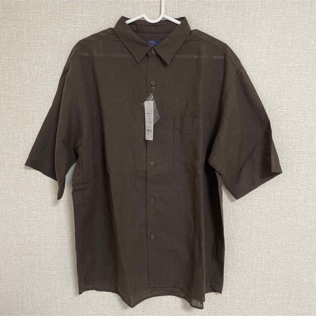 URBAN RESEARCH(アーバンリサーチ)の（セール） ITEMS アーバンリサーチ 高機能リネン 半袖シャツ BRN メンズのトップス(シャツ)の商品写真