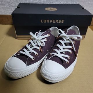 コンバース(CONVERSE)の美品✨箱付き！【CONVERSE】オールスター　ローカットスニーカー　ブラウン(スニーカー)