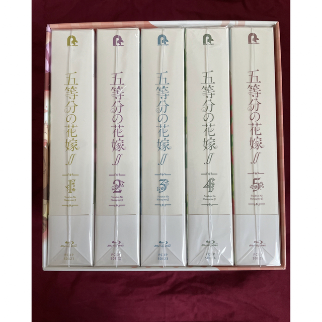 五等分の花嫁∬ Blu-ray 全5巻セット ゲーマーズ購入特典 収納BOX付-