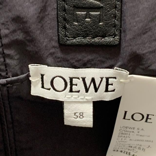 LOEWE(ロエベ)のロエベ ハット 58 - ダークグレー×黒 レディースの帽子(ハット)の商品写真