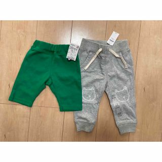 ベビーギャップ(babyGAP)の【新品未使用】ズボン2本セット　80cm(パンツ)