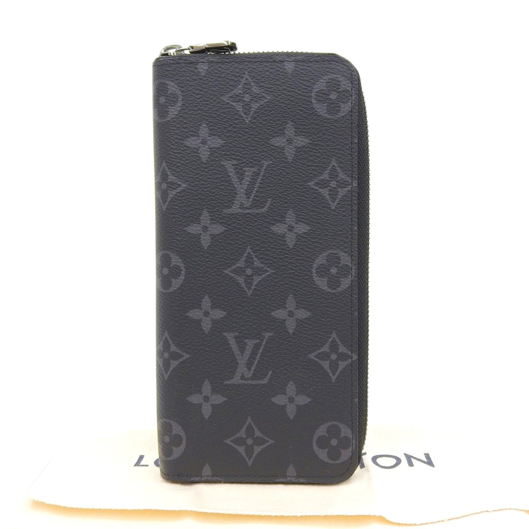 【本物保証】 布袋付 超美品 ルイヴィトン LOUIS VUITTON モノグラム エクリプス ジッピーウォレット ヴェルティカル 長財布 M62295