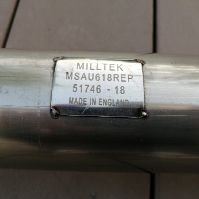 Milltek GOLF7R ヴァリアント s3 TTS ミルテック マフラー