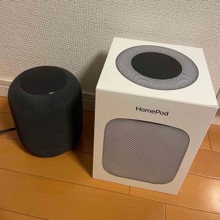 アップル(Apple)のHomePod スペースグレイ　2台(スピーカー)