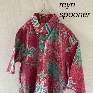 レインスプーナー(Reyn Spooner)のreynspoonerレインスプーナー半袖アロハシャツメンズxlピンクハワイアン(シャツ)