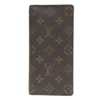 ルイヴィトン(LOUIS VUITTON)の【本物保証】 新品同様 ルイヴィトン LOUIS VUITTON モノグラム ポルトフォイユ ブラザ 二つ折長財布 M66540(財布)