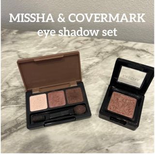 ミシャ(MISSHA)の【アイシャドウセット】MISSA & COVERMARK ピンク・ブラウン系(アイシャドウ)