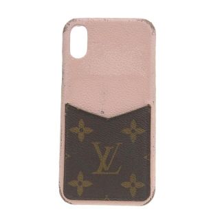 LOUIS VUITTON ルイ ヴィトン  iPhone バンパー XS MAX その他小物 N60206 ダミエグラフィットキャンバス レザー  ブラック グレー  スマホケース ビトン 【本物保証】