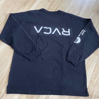 ルーカ(RVCA)のルーカ　袖ロゴ　バックプリントビックTシャツ(Tシャツ/カットソー(七分/長袖))